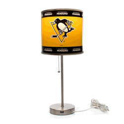 Pittsburgh Penguins Chrome Table Lamp