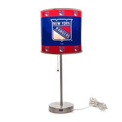 New York Rangers Chrome Table Lamp