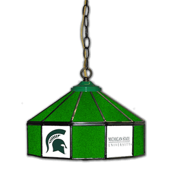 Michigan State 14 Stained Glass Pub Light