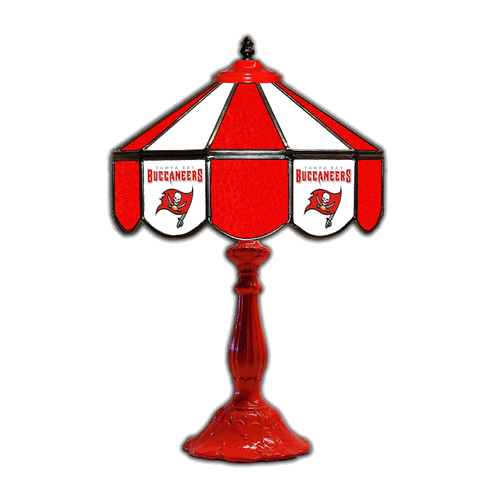 Tampa Bay Bucaneers 21 Glass Table Lamp