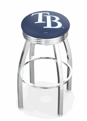 Tampa Bay Rays Chrome Diner Swivel Stool