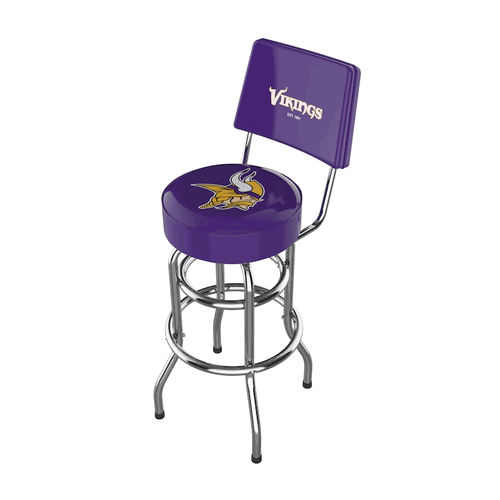 Minnesota Vikings Barstool w/ Back