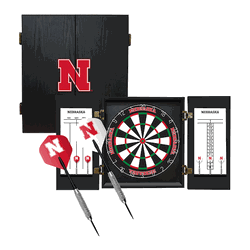 Nebraska Fan's Choice Dart Cabinet
