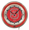 NC State Neon Clock 19
