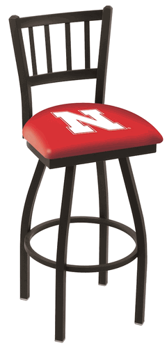 Nebraska Jailhouse Back Swivel Stool