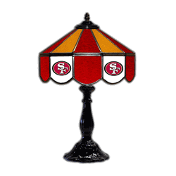 San Francisco 49ers 21 Glass Table Lamp