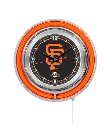 San Francisco Giants Neon Clock 15
