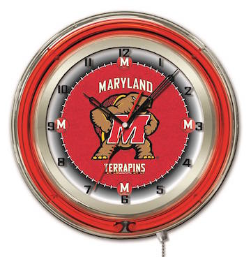 Maryland Neon Clock 19