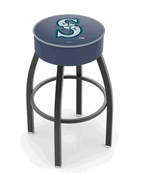 Seattle Mariners Cushion Swivel Stool