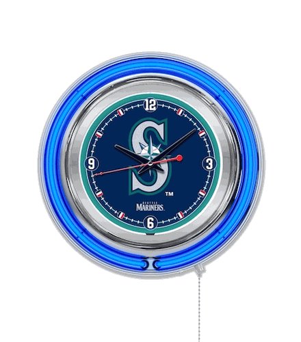 Seattle Mariners Neon Clock 15