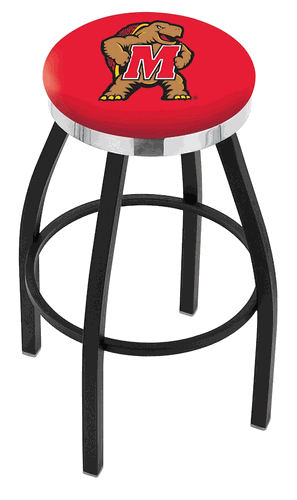 Maryland Chrome Ring Swivel Stool