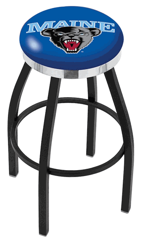 Maine Chrome Ring Swivel Stool