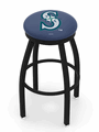 Seattle Mariners Black Ring Swivel Stool