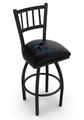 Miami Marlins Jailhouse Back Swivel Stool