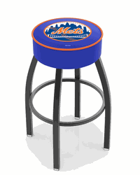 New York Mets Cushion Swivel Stool