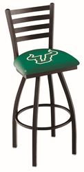 South Florida Ladder Back Swivel Stool