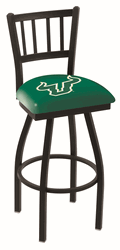 South Florida Jailhouse Back Swivel Stool