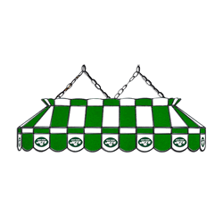 New York Jets 40 Stained Glass Billiard Lamp