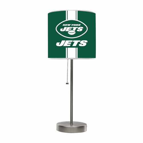 New York Jets Chrome Table Lamp