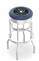 Milwaukee Brewers Diner Bar Stool