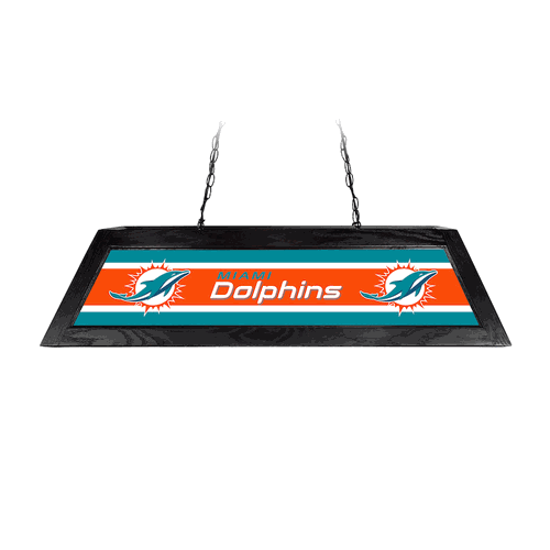 Miami Dolphins 42 Billiard Lamp