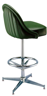 Rolled Edge Bar Stool