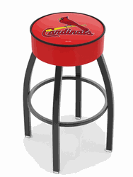 St Louis Cardinals Cushion Swivel Stool
