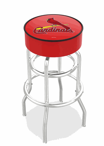 St Louis Cardinals Cushion Bar Stool