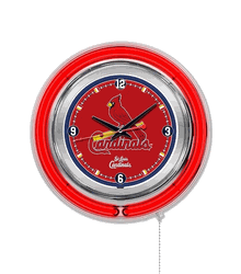 St Louis Cardinals Neon Clock 15