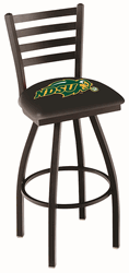 North Dakota State Ladder Back Swivel Stool