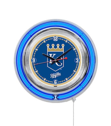 Kansas City Royals Neon Clock 15