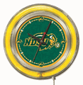 North Dakota State Neon Clock 15