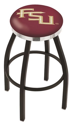 Florida State FSU Chrome Ring Swivel Stool