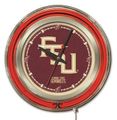 Florida State FSU Neon Clock 15