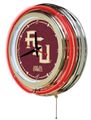 Florida State FSU Neon Clock 15