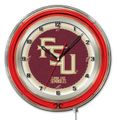 Florida State FSU Neon Clock 19