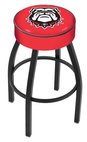 Georgia Bulldog Cushion Swivel Stool