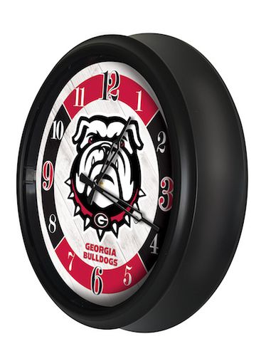 Georgia Bulldog Outdoor LED Clock