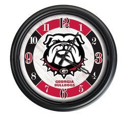 Georgia Bulldog Outdoor LED Clock