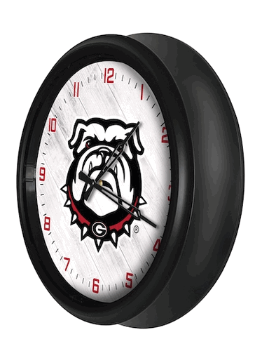 Georgia Bulldog Outdoor LED Clock