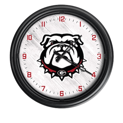 Georgia Bulldog Outdoor LED Clock