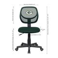 Green Bay Packers Armless Task Chair