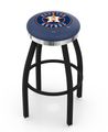 Houston Astros Chrome Ring Swivel Stool