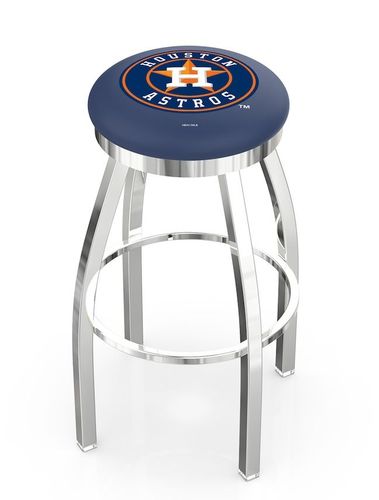 Houston Astros Ring Chrome Swivel Stool