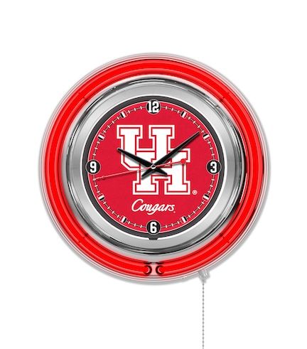 Houston Neon Clock 15