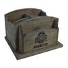 Ohio State Rustic Wood Desk Organizer