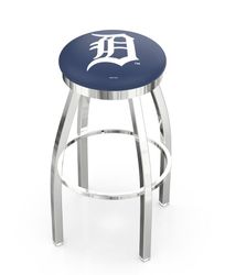 Detroit Tigers Ring Chrome Swivel Stool