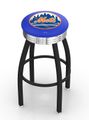 New York Mets Black Diner Swivel Stool