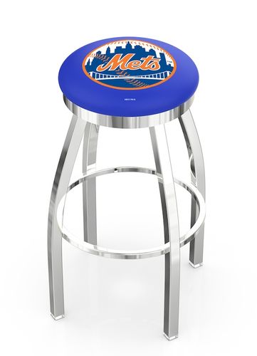 New York Mets Ring Chrome Swivel Stool