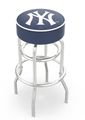 New York Yankees Cushion Bar Stool